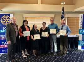 Mrs. DesLauriers Awarded With the 2018 Morris Rotary Teacher of the Year Award