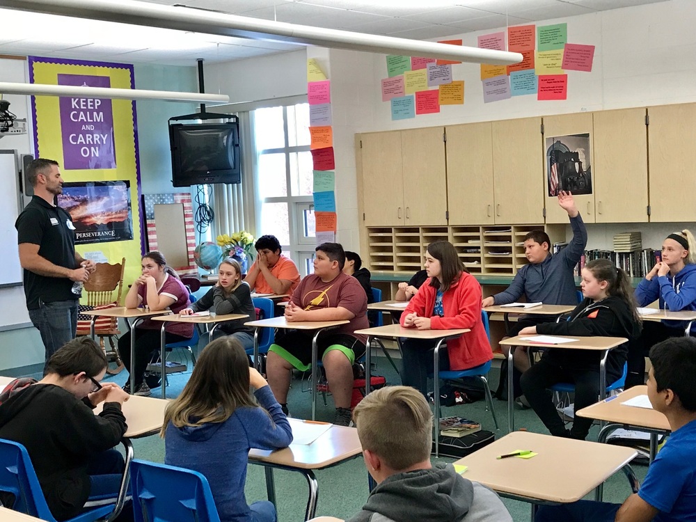 7th Grade Classes Learn from Guest Military Speakers | Morris ...