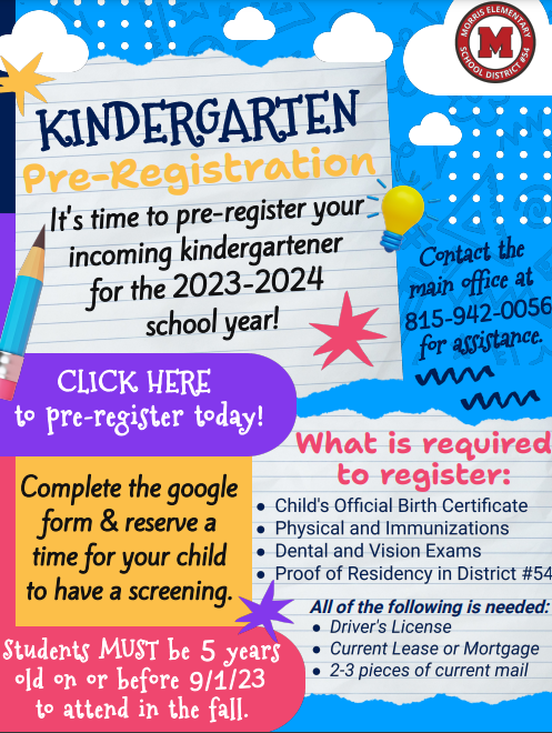 Kindergarten Pre-Registion