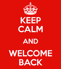 welcome back!
