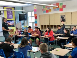 7th Grade Classes Learn from Guest Military Speakers