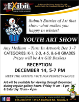 Youth Art Show at the Exhibit Art Gallery