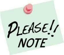 Please Note